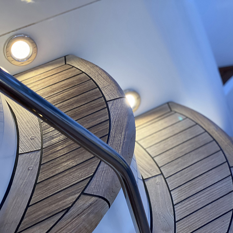 Copacabana-Yacht exterior stairs